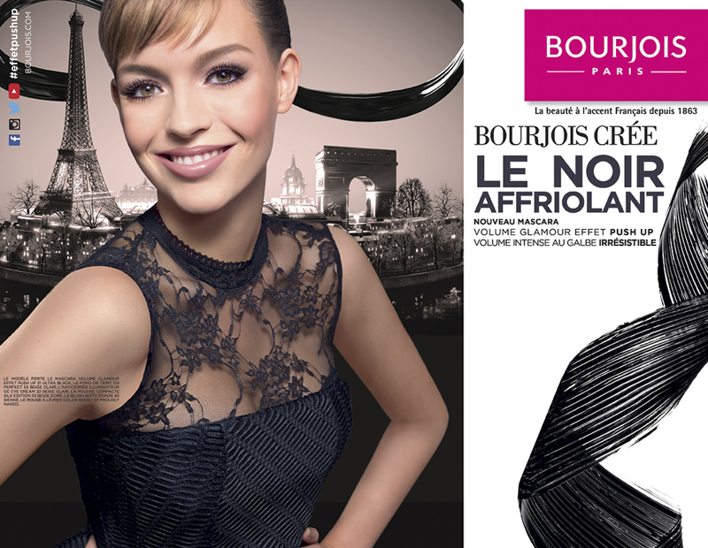 Make-up advertising for Bourjois