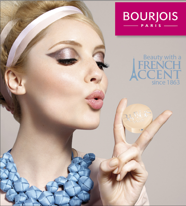 Make-up advertising for Bourjois