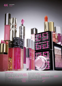 A selection of cosmetics photographed by photographer Ian Abela