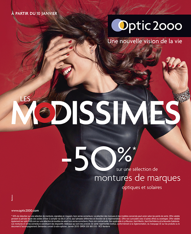 Optic2000 campagne Modissime